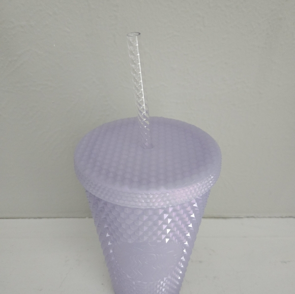 NWOT Starbucks 2021 Holiday Icy Lilac Studded Tumbler Cup - Picture 3 of 4
